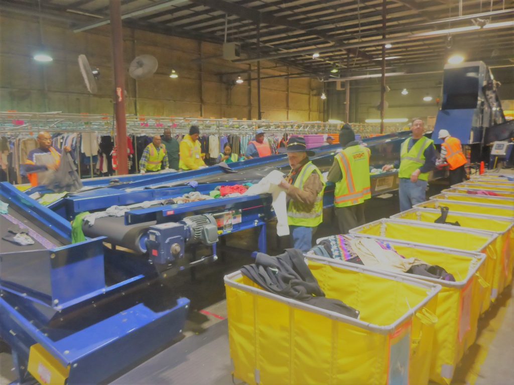 Credential clothing warehouse operations