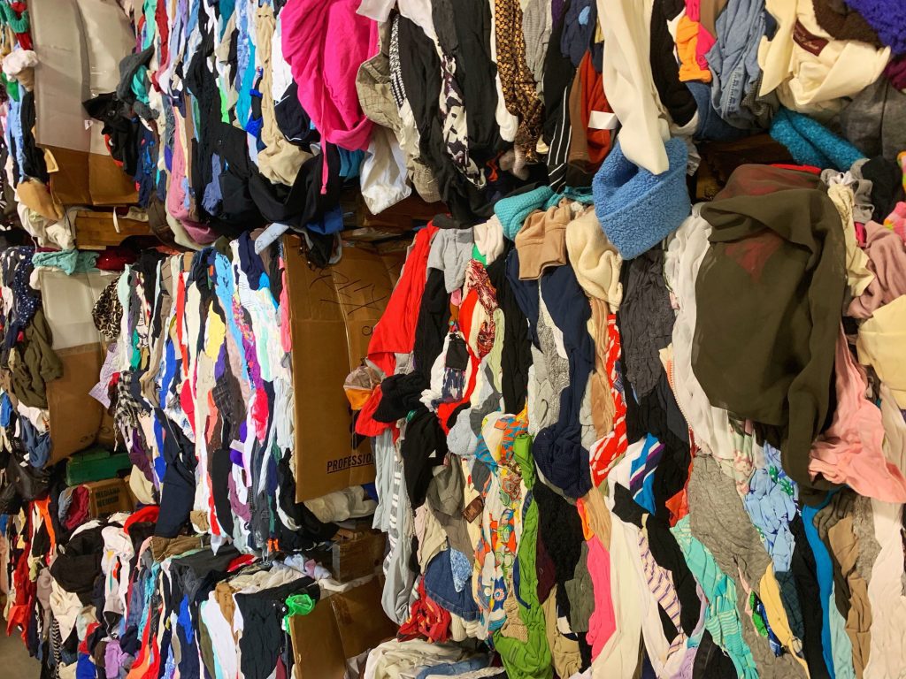 used clothing mixed rags