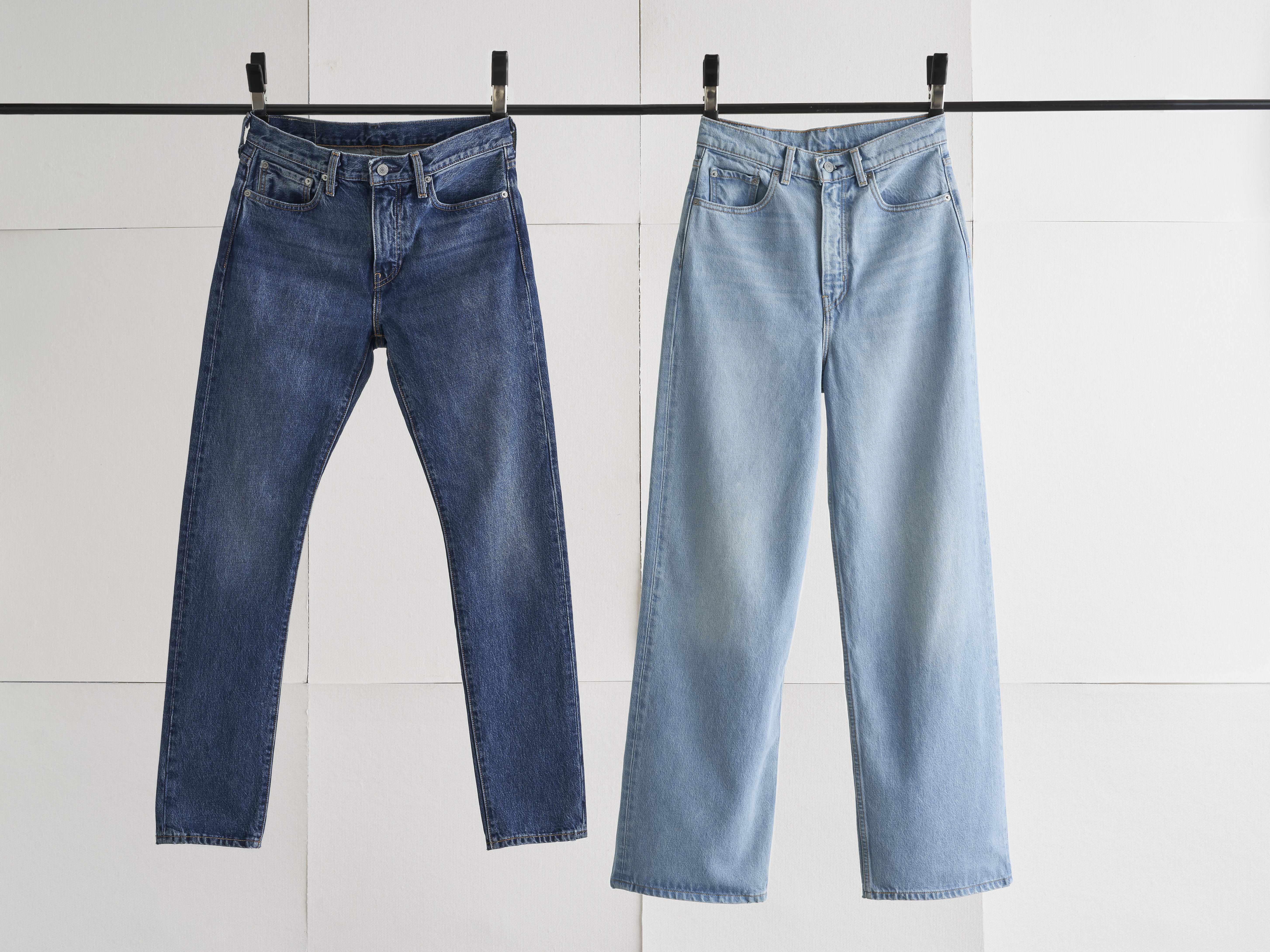 Jeans on the hanger